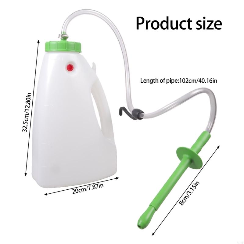 Calf Nursing Bottle 4L Large Capacity with Long Mouth and Convenient Handle Livestock Tool A0KF