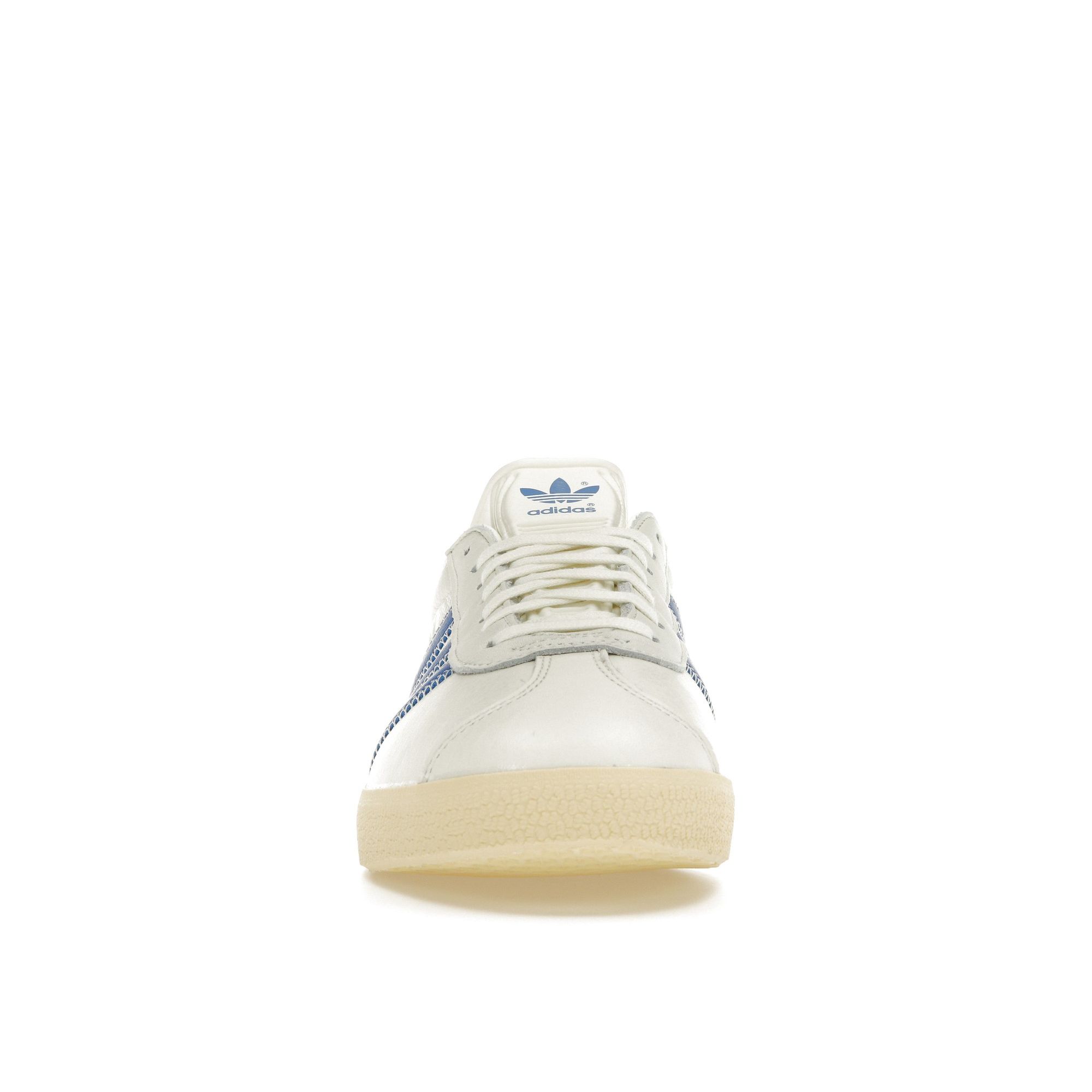 adidas Gazelle Ivory Bluebird Shoe Palace Эксклюзивные кроссовки унисекс кремовый — фото 4