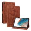 For Samsung Galaxy Tab A8 10.5 (2021) (SM-X200;SM-X205).PU Leather Exquisite Floral Embossed Design Tablet Case