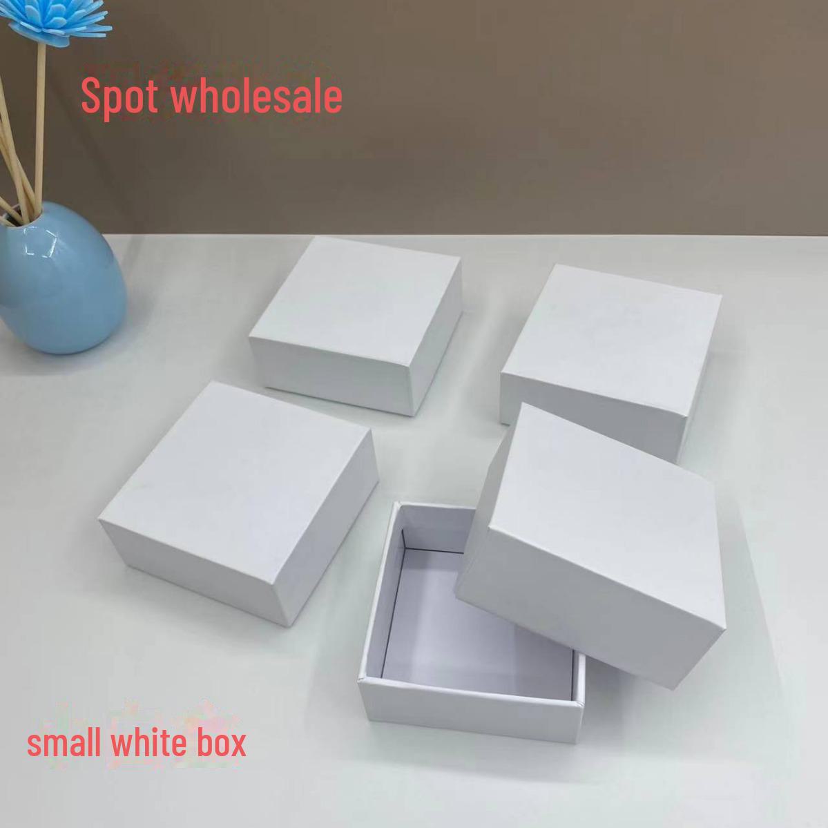 

White Jewelry Gift Box for Earrings, Rings, and Pendants