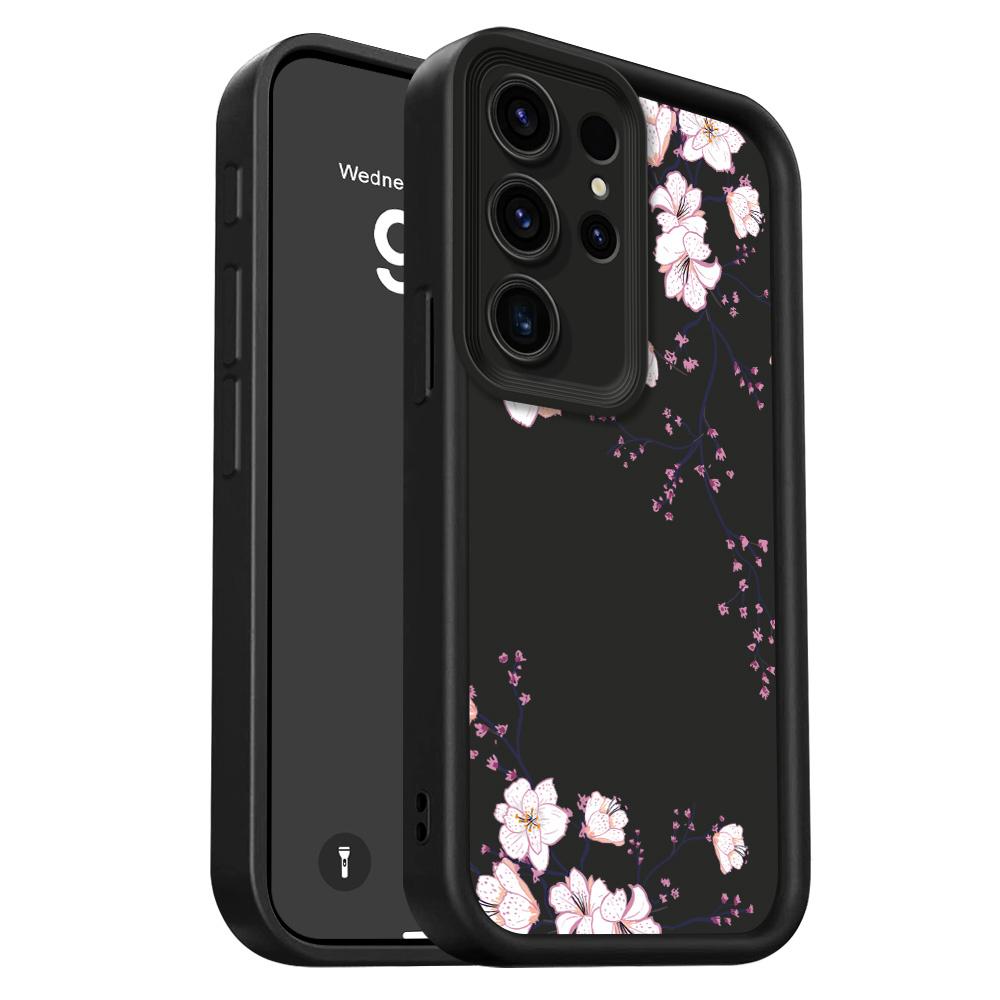 Spring Flowers Phone Case For Samsung Galaxy S23 S22 S21 S20 FE Plus Ultra Note 20 5G Staircase Soft Cover