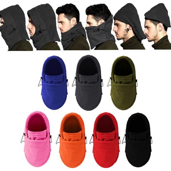 Unisex Winter Outdoor Bike Riding Hat Windbreak Hooded Mask Balaclavas Hat Cap