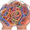 Rubber Bands Assorted Size Multicolor 0.5 Lb/227g Rubber Bands for School Home Office Supplies Size#16,size18,size19,size32,size33,size64