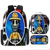 Deformed zoo primary school third and fourth grade light weight reduction backpack zoonomaly student lunch bag pencil case