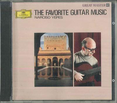 CD NARCISO YEPES GARSIA NAVARRO PHIL Música Favorita para Guitarra GS1026 POLYDOR Japón Clásico Usado