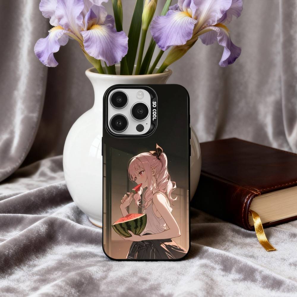 P-Project S-SEKAI M-Mizuki A-Akiyama Phone Case For iPhone17,16,15,14,13,12,11 Plus,Pro Max Black Candy Silver Plated Cover