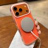 Cute Oval Magnetic For Magsafe Case For iPhone 17 16 15 14 13 12 11 Pro Max Candy Wrist Strap Lanyard Shockproof Bumper Cover