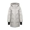 New loose hooded medium and long glossy leave-in cotton-padded clothes women's thickened cotton jacket jacket trendy