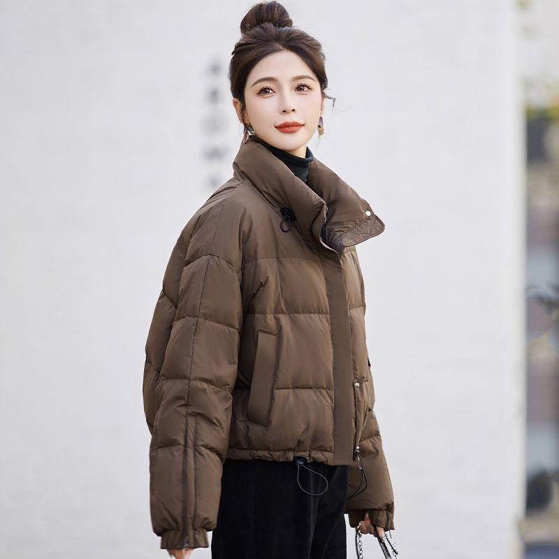 Warm and Stylish Short Down Cotton Jacket with Bread Coat and Thickening Design for Winter