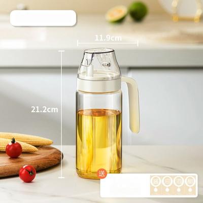 Automatisches Öffnen und Schließen Glasölbehälter Küchenwerkzeuge Auslaufsichere Ölflasche Glasölflasche Sojasaucen- und Essigflasche
