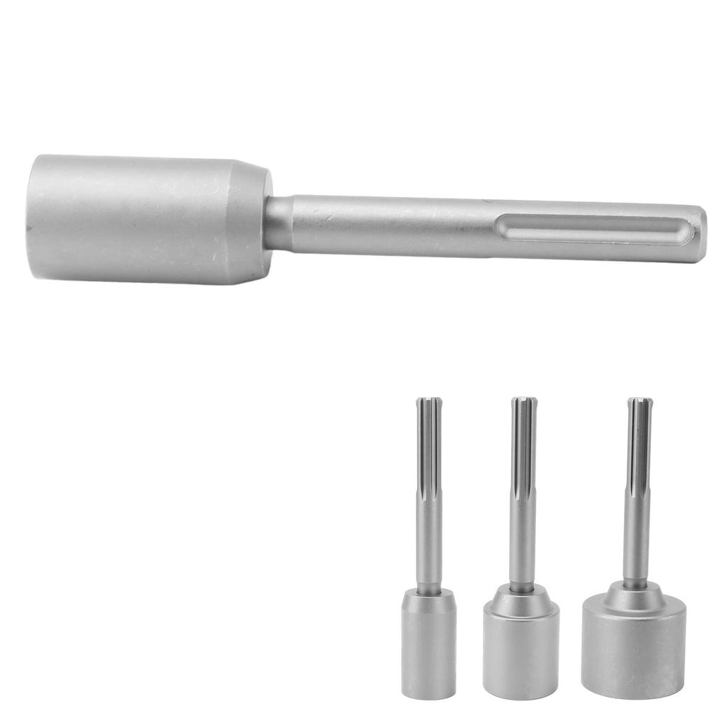 T Post Driver 5 Pits Shank Steel Fence Post Driver Hand Post Pounder Hammer Drill Attachment 20cm Length Fence Post Driver