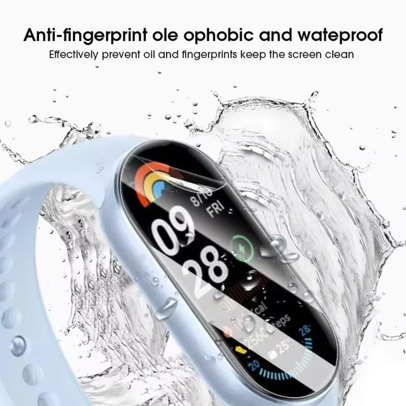 5-20PCS HD Clear Hydrogel Films for Xiaomi Mi Band 9 Soft TPU Full Coverage Screen Protector for Miband 9 Smartwatch Accessories