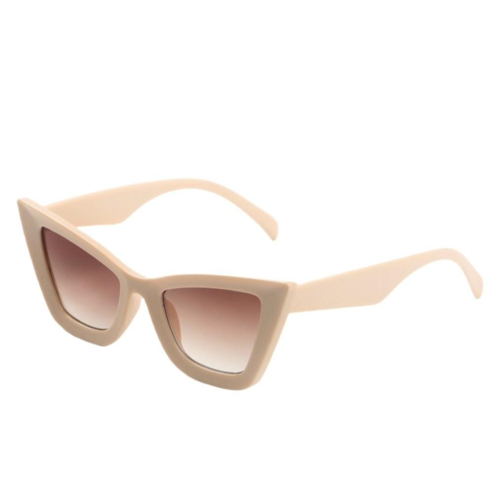 Punk Leopard Print Eyewear Big Frame Wide Legs Sun Glasses Fashion Cat Eye Sunglasses  Outdoor