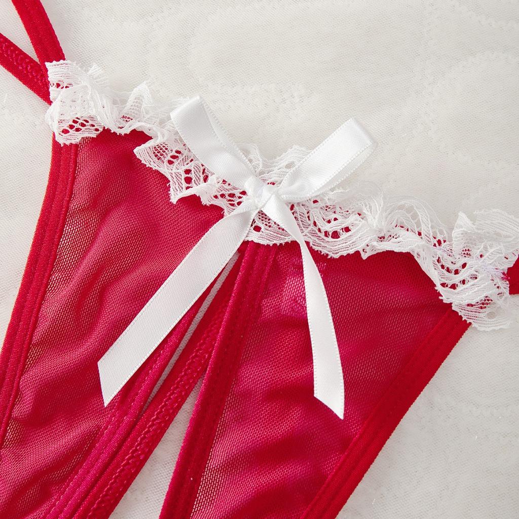 Europe, America, summer new erotic underwear set female sexy lace two-piece set
