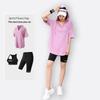 2024 Plus Size Yoga & Running Fitness Set - Tummy Control, Slim Fit
