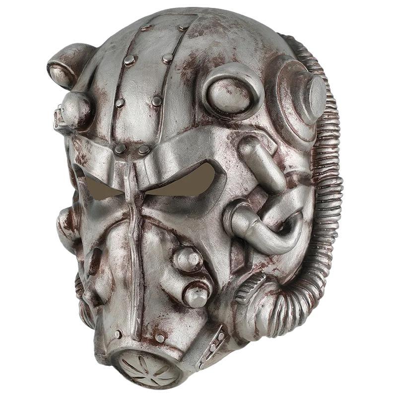 Retro Steampunk Gas Mask Latex Mask, Worn Metal Style Half Face Mask for Halloween Cosplay, Party Po Shooting & Themed Events