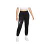 Nike Logo Letter Print Elastic Fleece Warm Cuffed Sports Pants Women pants Black DM1750-010