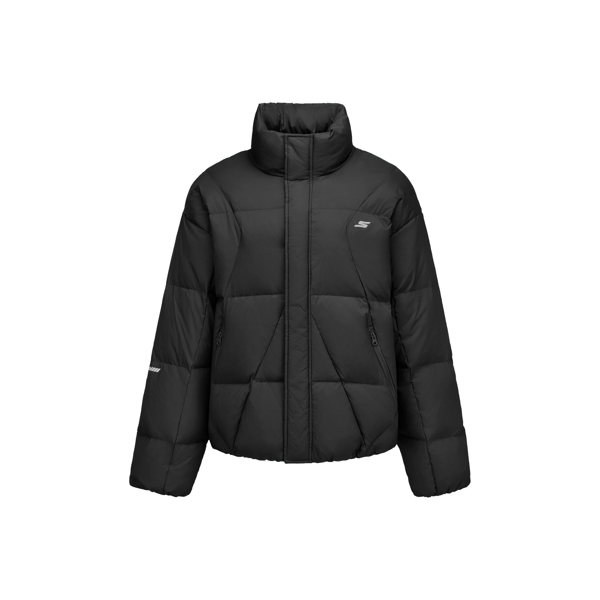 Skechers Windproof Waterproof Oil-Resistant Warm Insulated Durable Sports Casual Short Down Jacket Unisex outerwear P425U031-0018 M