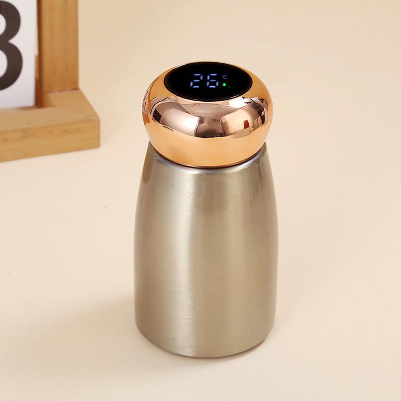 316 Stainless Steel Mini Thermal Cup with Smart Temperature Display - Stylish, Insulated, and Portable for Students