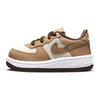 Nike Force 1 QS TD Acorn Baby-Sneakers Braun Naturfarben Unterholz DJ4298-100