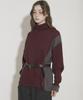 Eoboneoseu Panel Turtleneck Pullover [Burgundy]