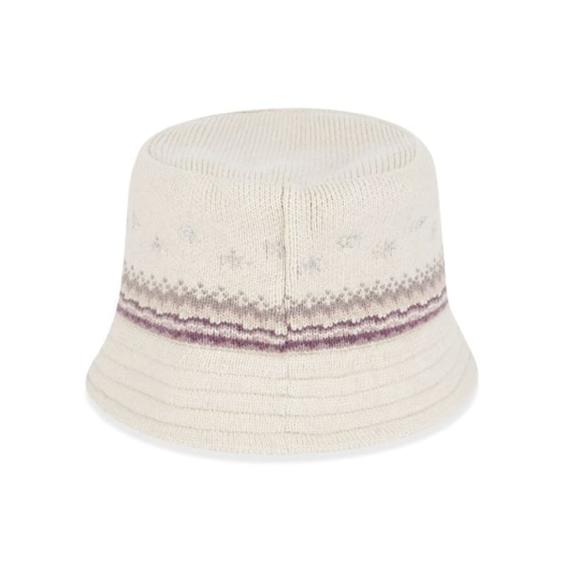 SUNLOVE Knit Bucket Hat Ivory