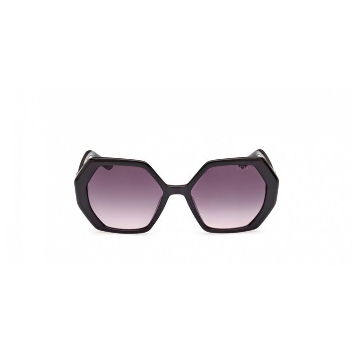 Lunettes de Soleil Guess GU7879 54/17/140 SHINY BLACK/SMOKE SHADED injecté femme GU7879