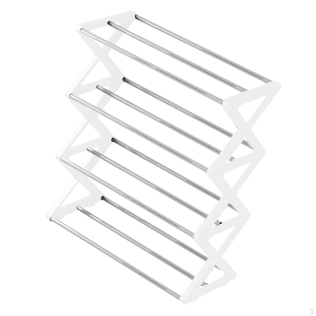 4 Design Shoe Organizer with Smooth Edges and Open Structure 42x18.5x49.5cm