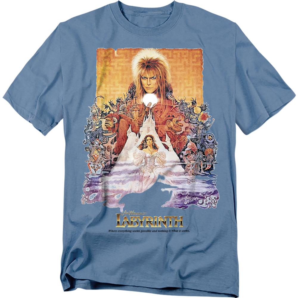 Labyrinth Unisex Adult Movie Poster T-Shirt