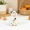 Aggrieved Grass Cow Figure Cute Car Ornament Emo Desktop Decoration Center Console