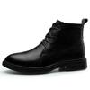 Winter Herren Lederstiefel mit Reißverschlüssen Original Rindsleder Plüsch Super Warm Plus Große Größe 48 49 50 Hohe Qualität