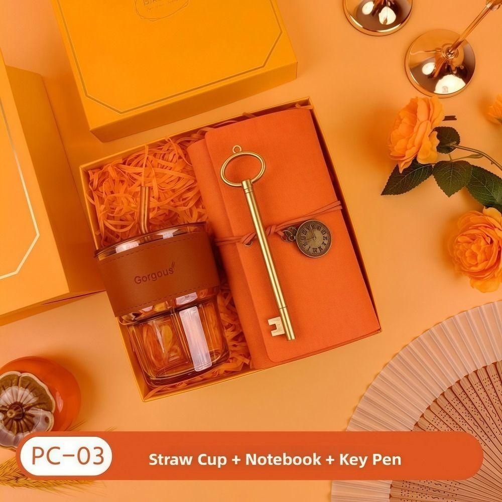 3IN1 Souvenir Gift Set Stylish Design with Paper Bag Practical Gift Sets Luxury Fan/Towel/Cup Gift Box Set Personalized Gifts