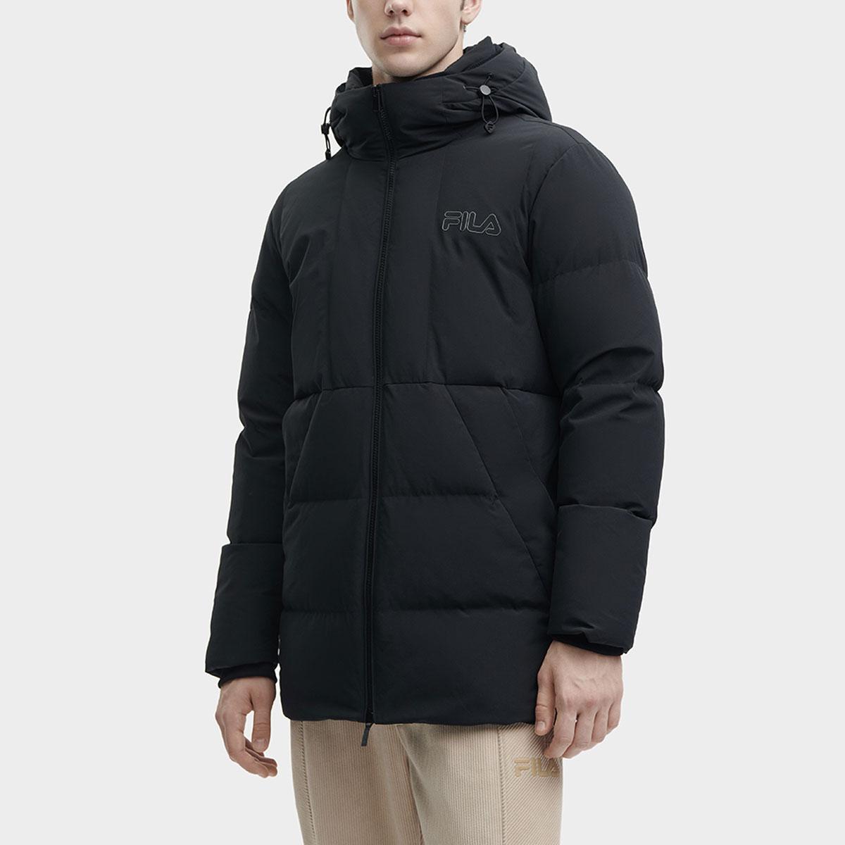 

New FILA Down Jacket Men s Jet Black F11M348909F-BK L