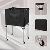 Ball Storage Cart Foldable Folding Collapsible for Gym, Coaches