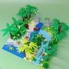 Moc Rainforest Building Blocks Toys Sets Diy Toy Island Trees Animals Fish Crocodile Crab Turtle Blocks Toys For Children Gifts