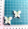Mini Resin Flower & Butterfly Hair Clips DIY Kit with Stickers and Glue