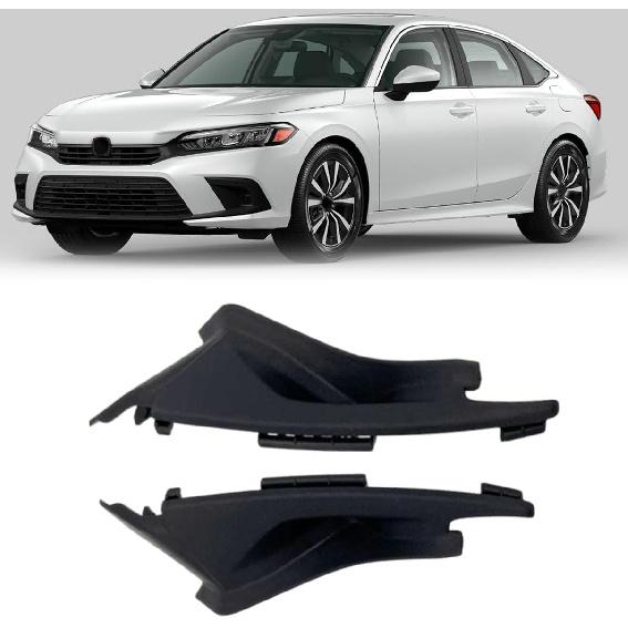 Pair Driver and Passenger Side Front Windshield Wiper Side Cowl Extension Trim Cover for Honda Civic 2022 2023 2024