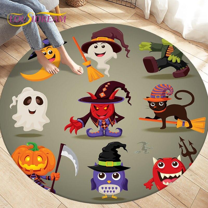 Cartoon Gamer Game Controler Area Koberec,Koberec s kulatým kobercem do obývacího pokoje Ložnice Dekorace,Děti si hrají plazící se protiskluzová podložka na podlahu