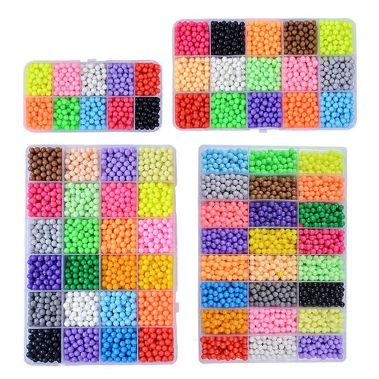 Multicolor Magic Water Aqua Sticky Beads Refill Accessories Art Crafts Kids Toy