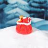 Creative Christmas Ornament Gift Bag with Reindeer, Snowman & Santa Claus Decorations for Micro Landscape Scenes
