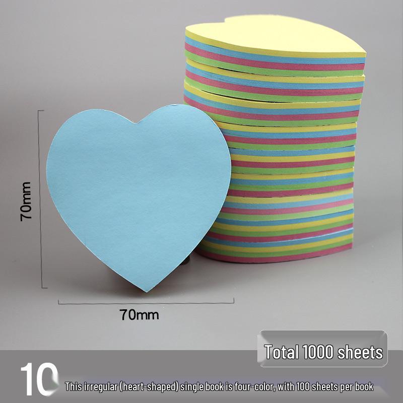 Sticky Notes for Students: Creative & Adhesive Memo Pads, Small Strips, Reusable, Self-Adhesive Labels