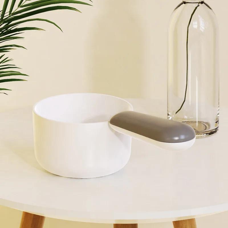 Portable Dog Food Scoop Thickened Color Block Dog Food Scoops Healthy Antibacterial Simple Safe Cat Foods Spoon Easy Clean Pet Products Supplies