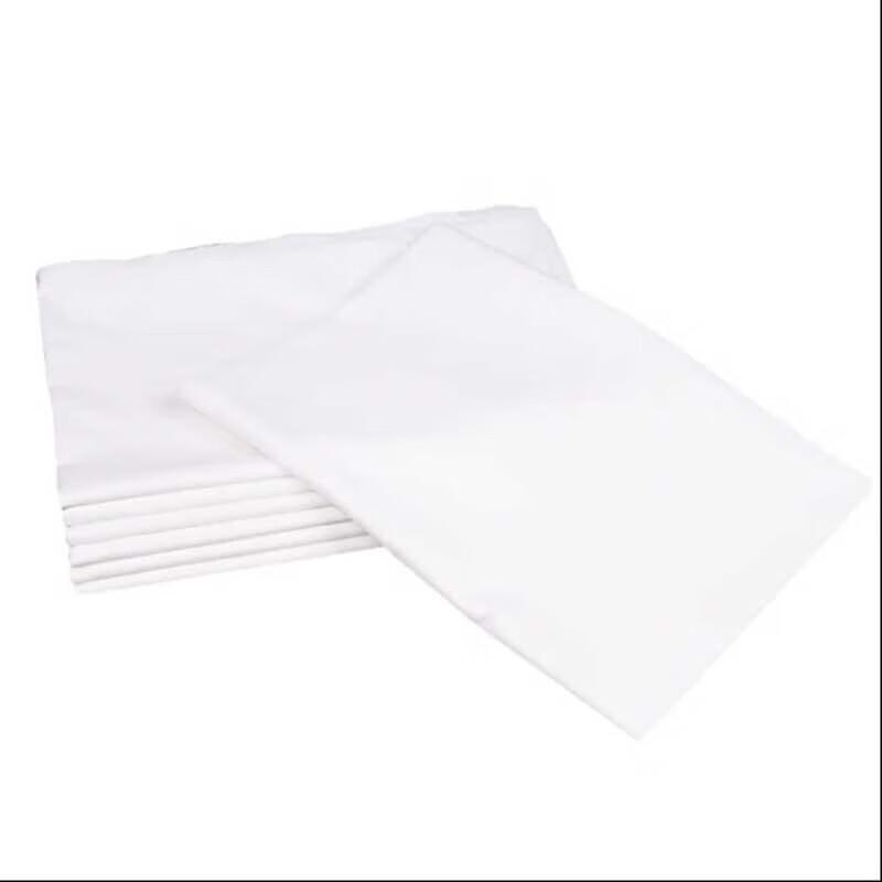 Cearșaf de pat din bumbac alb îngroșat