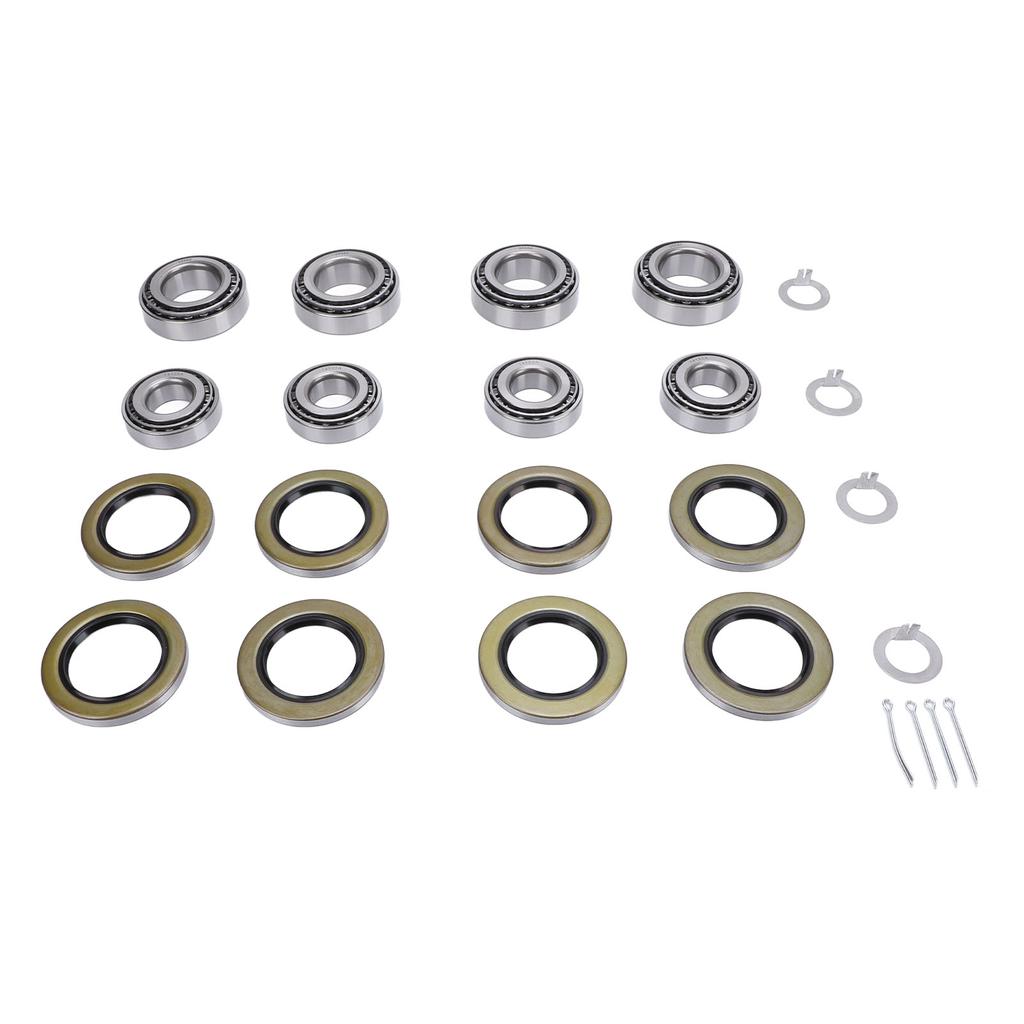 Zestawy łożysk osi przyczep łodziowych 25580 14125A do osi tandemowych od 5200 do 7000 funtów, 4 zestawy