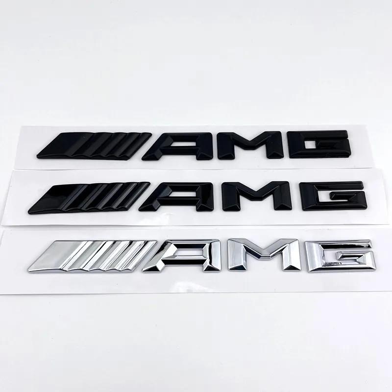 GLC GLB 3d ABS Black Logo AMG Emblem Letters Car Trunk Badge For Mercedes Benz W204 W205 W176 W177 W212 W213 AMG Sticker Access