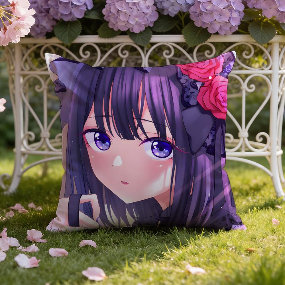 Anime D-Dress-Up D-Darling Cushion Cover Home & Car Dual-Scene Pillow Cover: Reversible for Premium Comfort