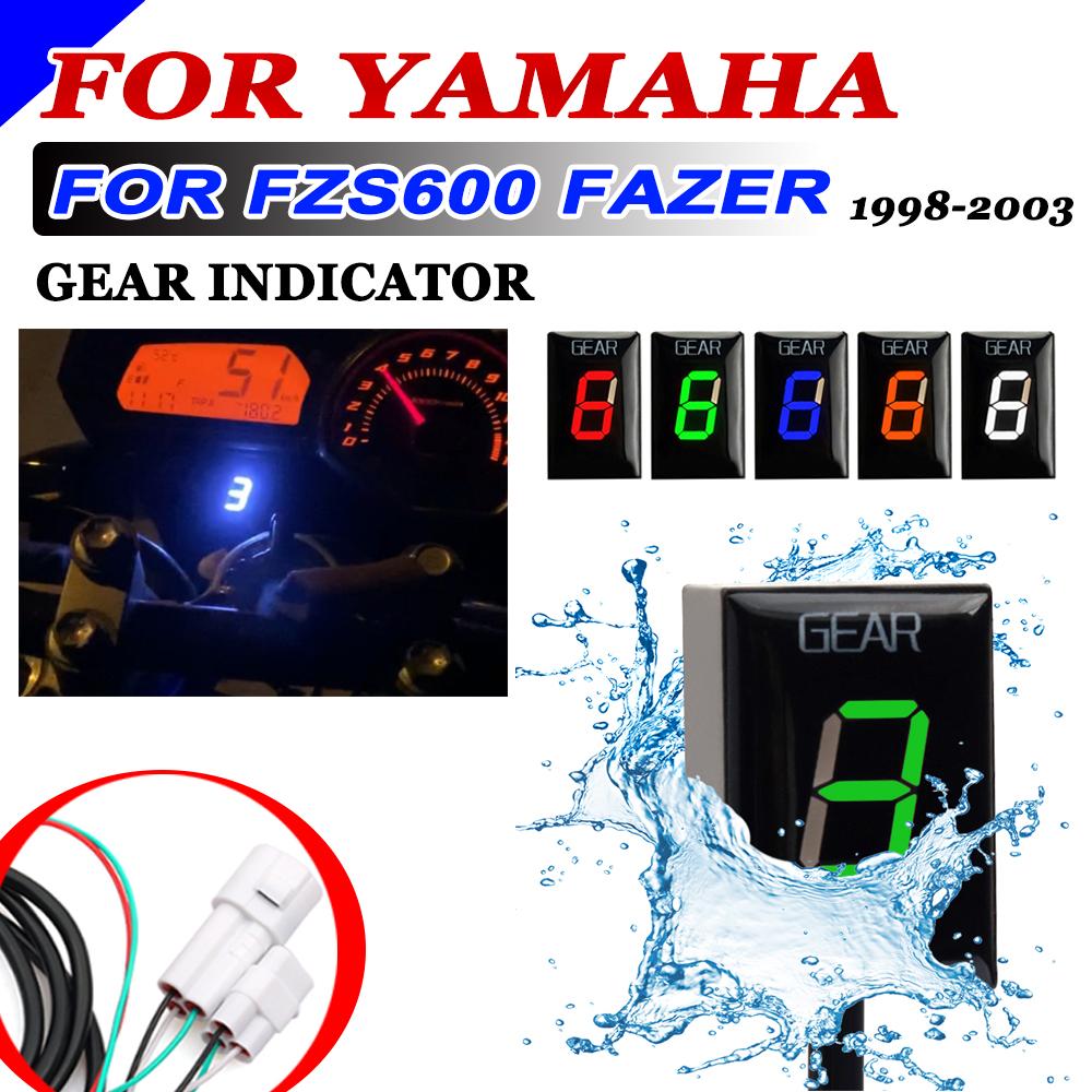 For YAMAHA Fzs600 Fazer 1998 - 2001 2002 2003 Fzs 600 Motorcycle Special Accessories LED Display Indicator 1-6 Gear Speed Meter
