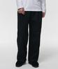 Two-Tuck Wide Chino Pants [Black]