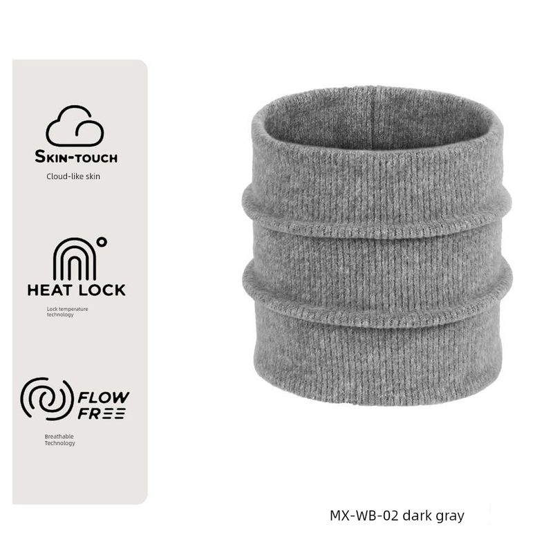 

Ветрозащитная вязаная шапка Heattech с интегрированным ворсом East для лыж, для занятий спортом на открытом воздухе, набивная шапка, шарф, зима. Руирайдинг MX-WB-02 dark gray All yards