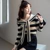 Women's  Sweater Sailor Collar Knitted Long Sleeves Tops